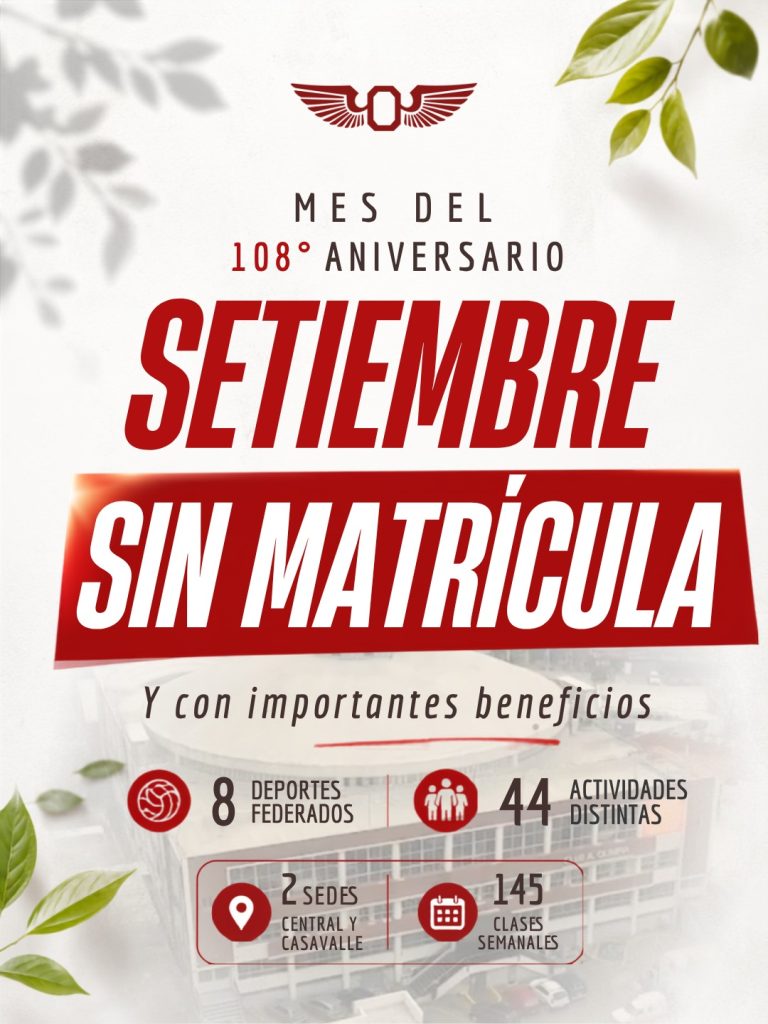 Setiembre sin matrícula y con importantes beneficios
